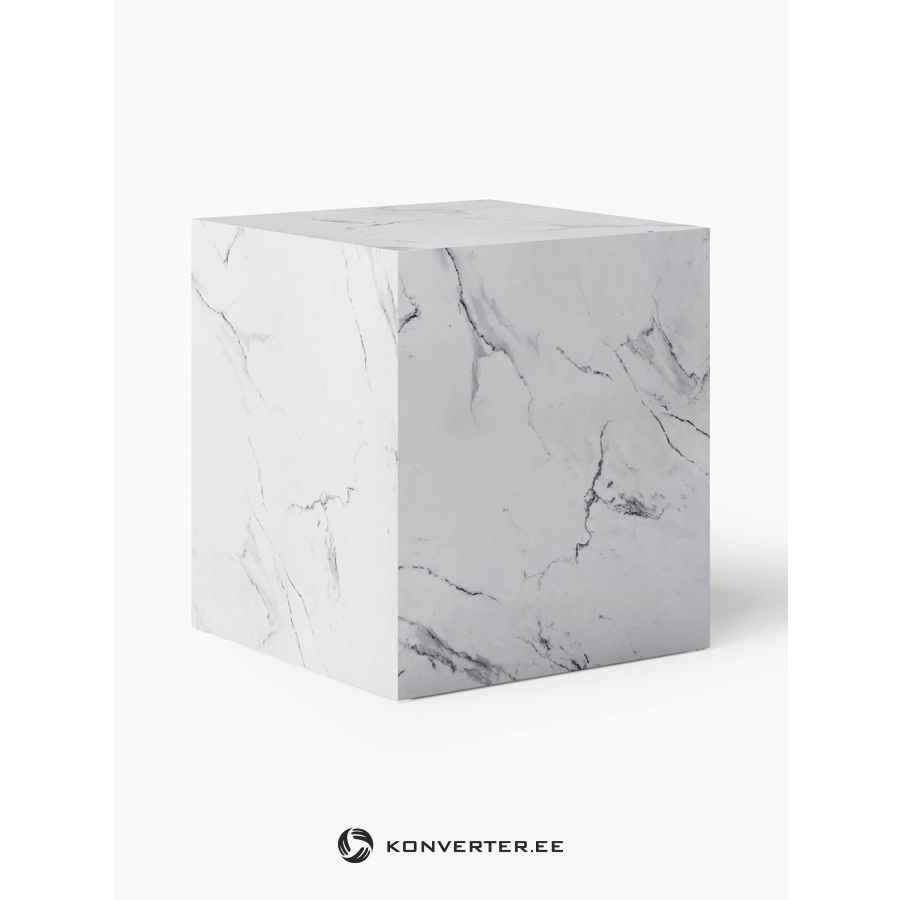 White Marble Imitation Coffee Table (Lesley)