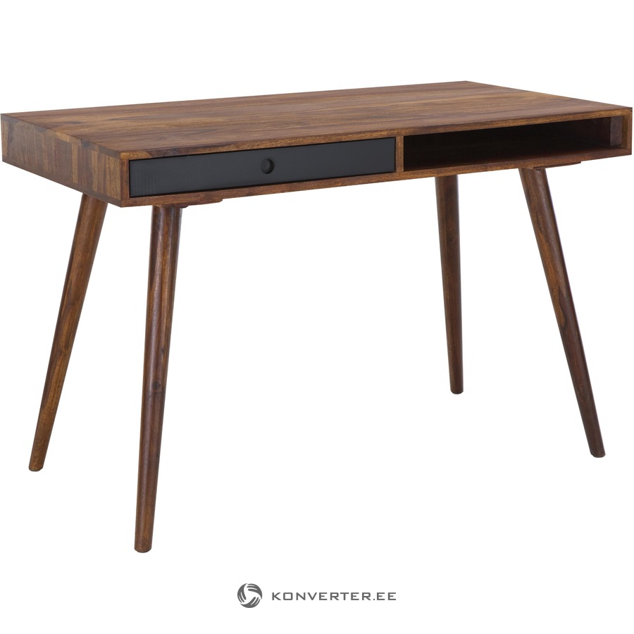 Dark brown solid wood desk repa (skyport)