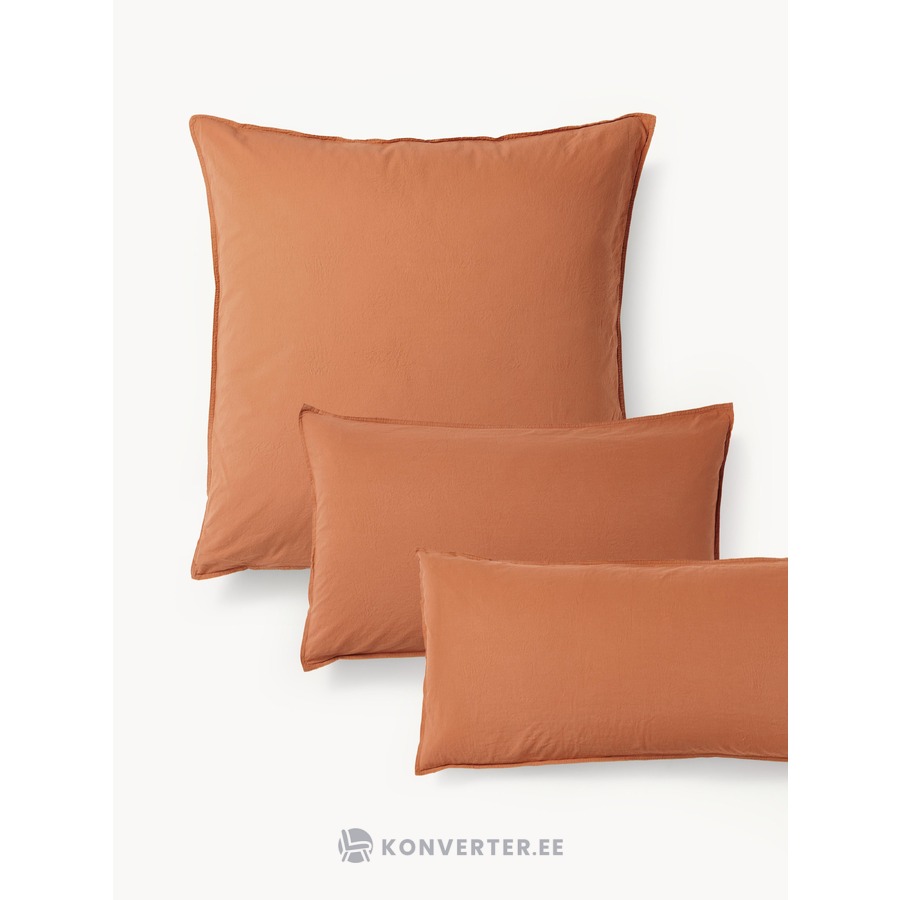 Terrakottapuuvillatyynyliina (Debbie) 40x80