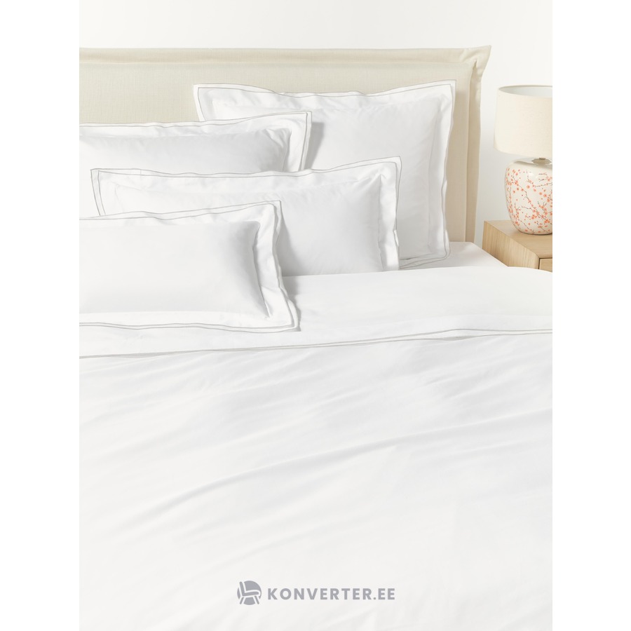 Valkoinen puuvillapussilakana (Carlotta) 200x240