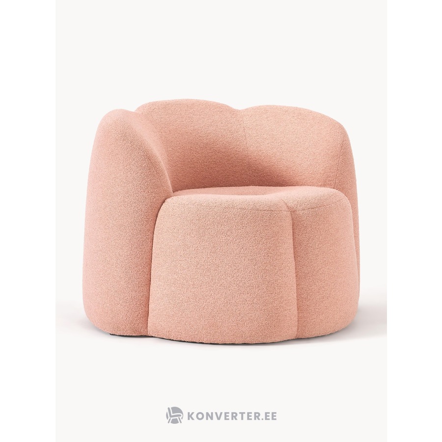 Rozā Buklee atpūtas krēsls (Fleur)