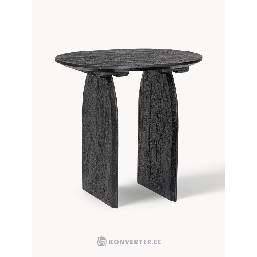 Melns masīvkoka kafijas galdiņš Monterrey (Bizzotto)