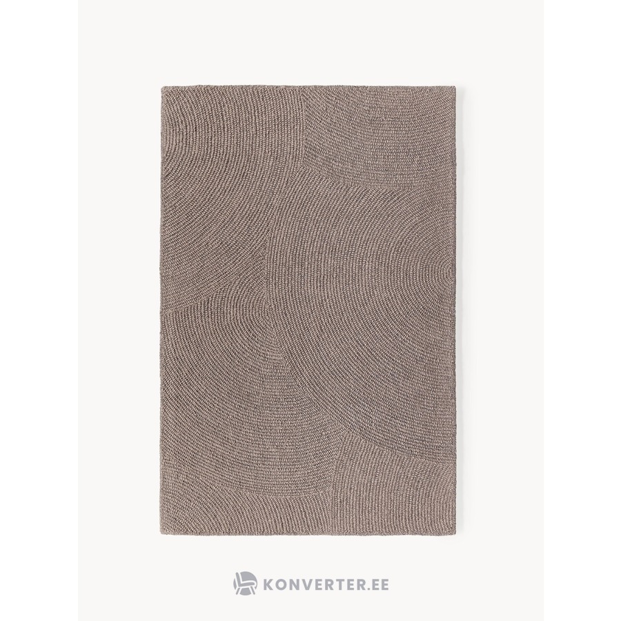 Brūns vilnas paklājs (Eleni) 120x180