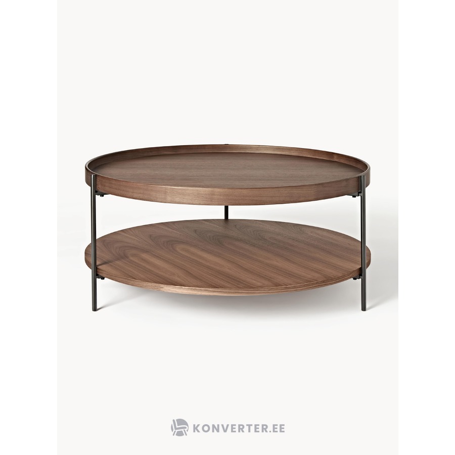 Rudas apvalus kavos staliukas (Renee)