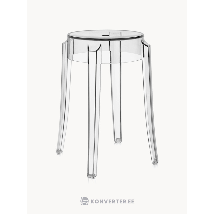 Läpinäkyvä Tumba Charles Ghost (Kartell)