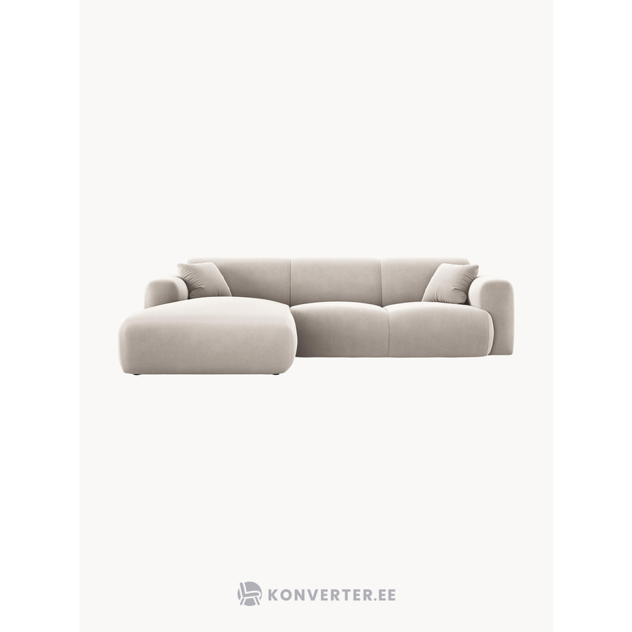 Light gray corner sofa Nolio (Besolux)