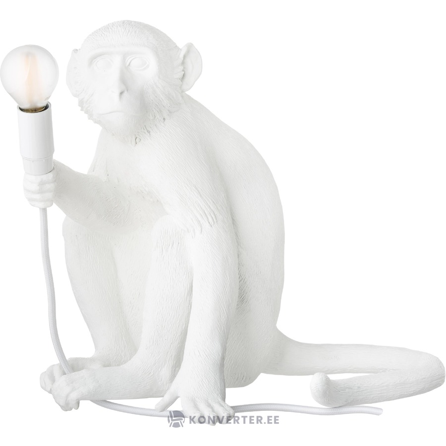 Balta dizaina galda lampa "Monkey" (Kleine Design)