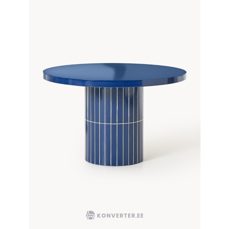 Blue Dining Table (Saya) Ø120