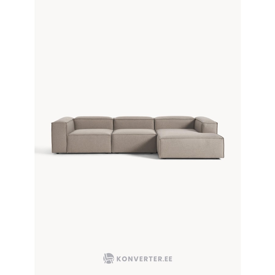 Pilka modulinė kampinė sofa (Lennon)