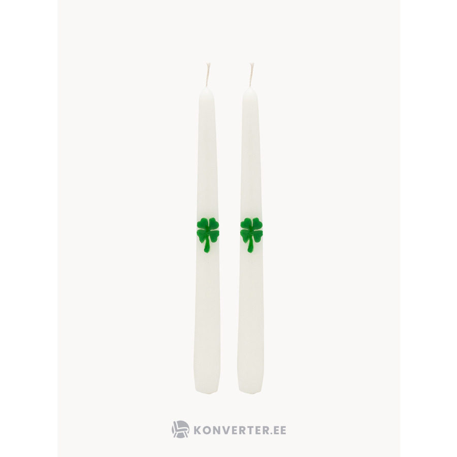 Söögilauaküünlad Shamrock (Anna + Nina)