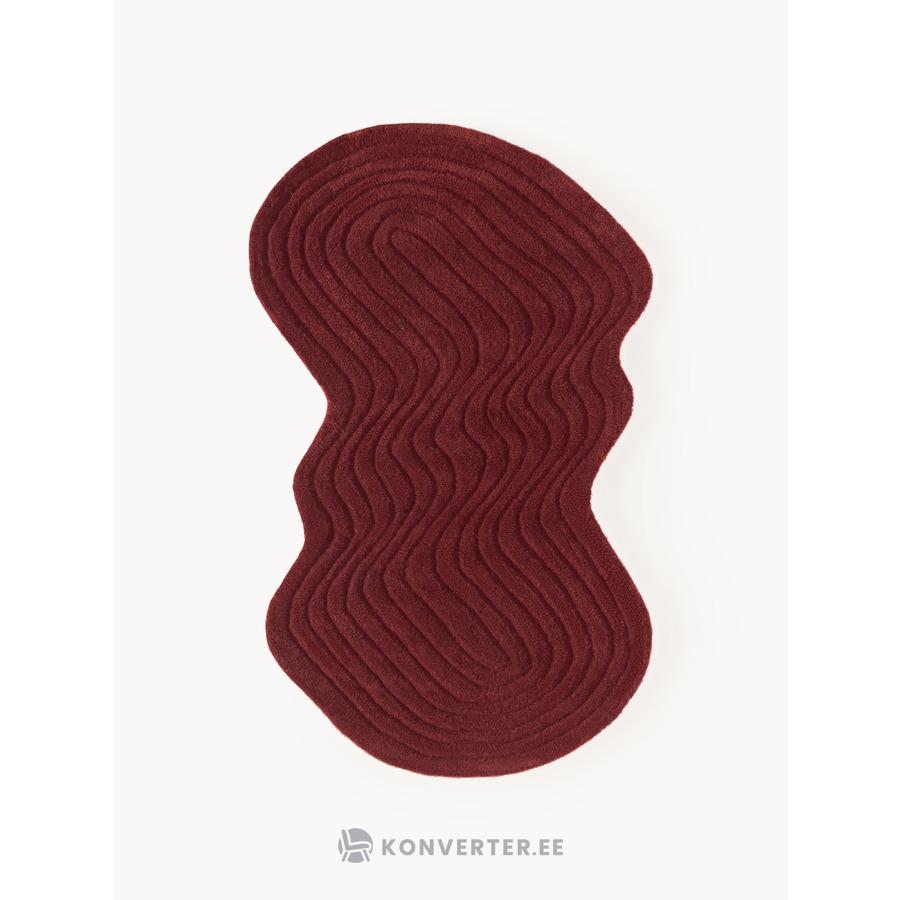 Organic-Shaped Hand-Tufted Woo