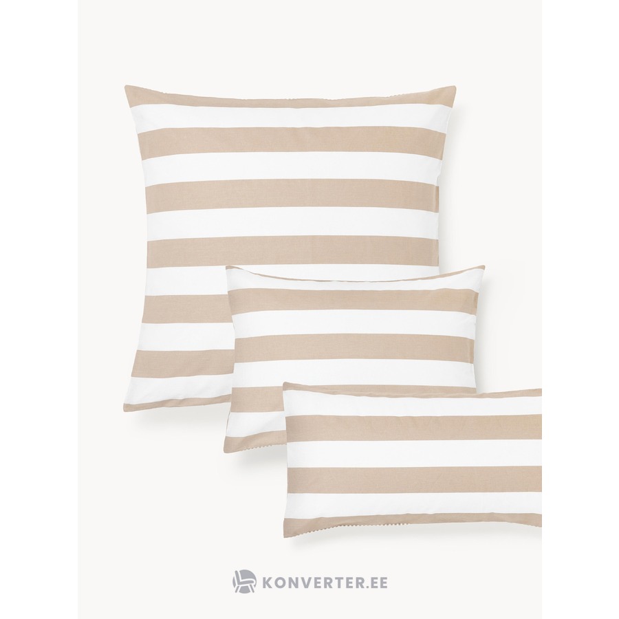 Striped Cotton Pillowcase (Striped)80x80