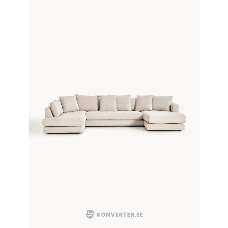 Beige Large Corner Sofa (Tribeca)