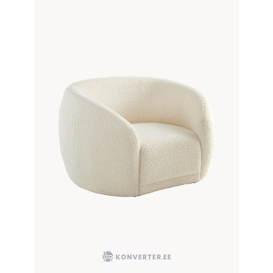 Vaaleanbeige verhoiltu nojatuoli Austin (Jotex)