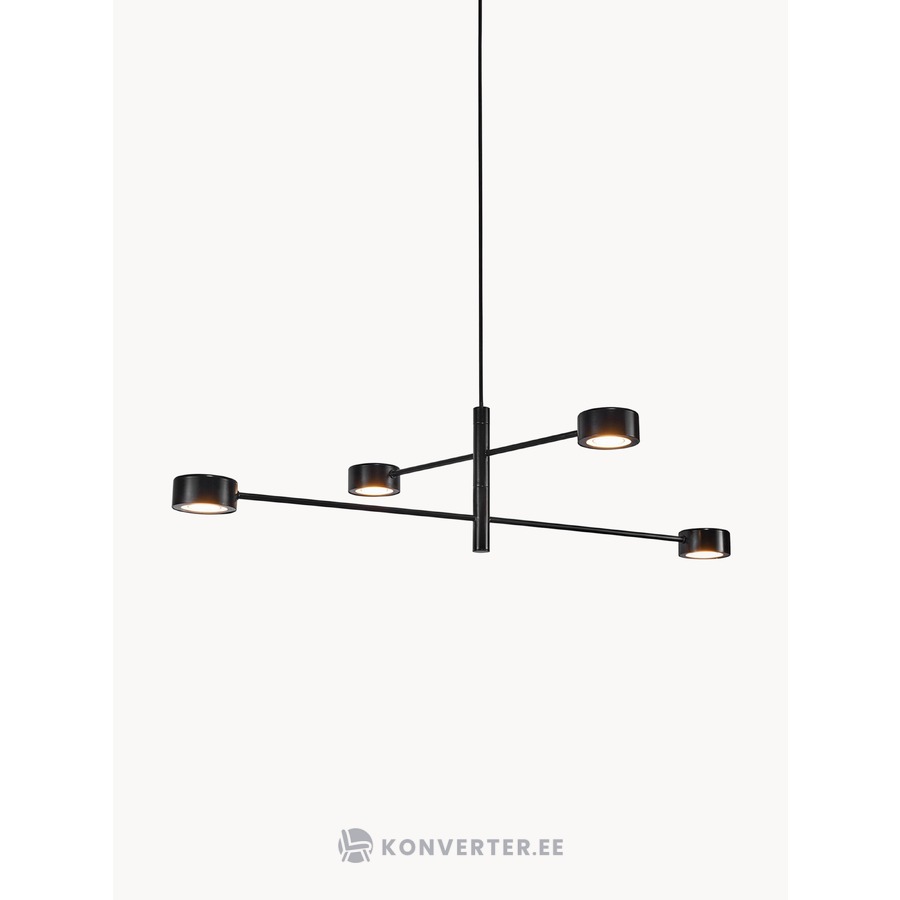 Musta LED-riippuvalaisin Clyde (Nordlux)