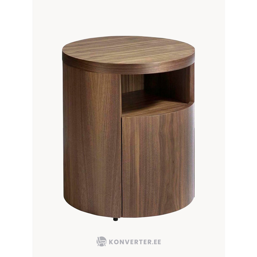 Brown Solid Wood Bedside Table Ginter (Angel Cerdá)