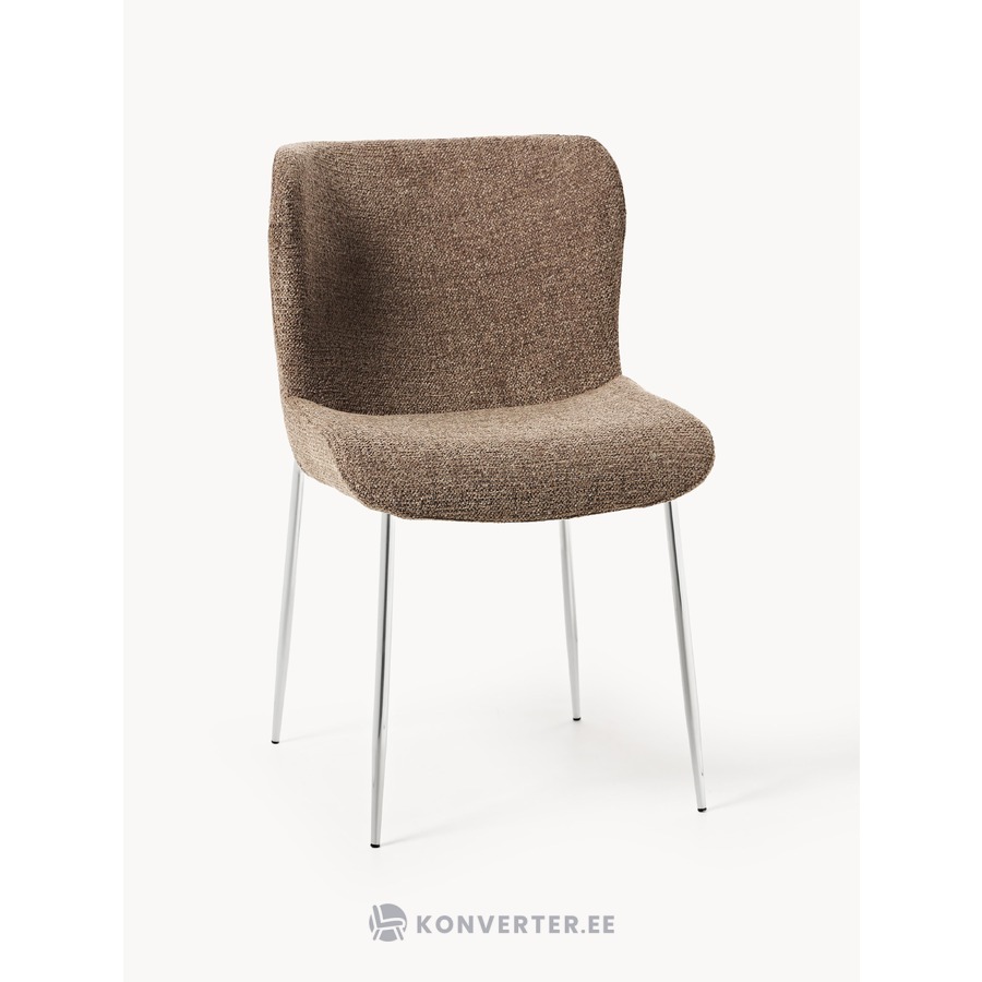 Brown Upholstered Dining Chair (Tess)