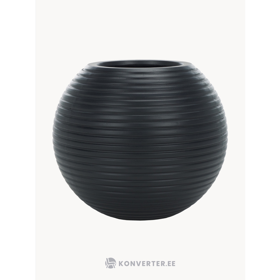 Black Flower Pot Mora (Safavieh)