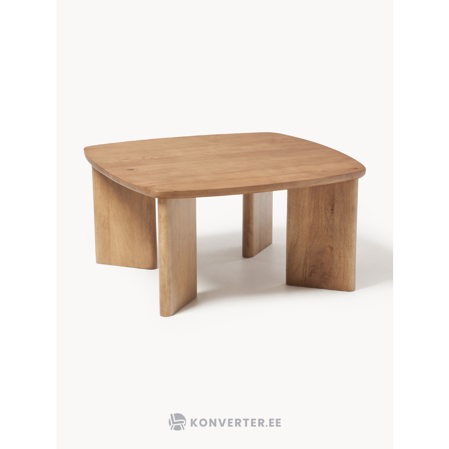 Brown Solid Wood Coffee Table (Willow)