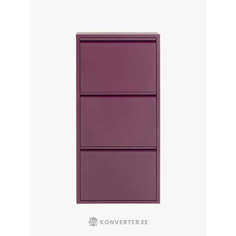 Фиолетовый шкаф для обуви Caruso (Kare Design)