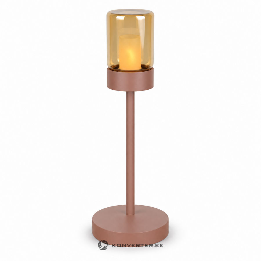 Terracotta Cordless Table Lamp (Stelo)