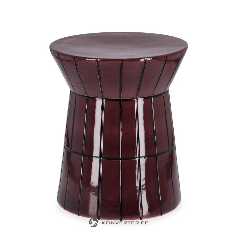 Журнальный столик бордового цвета (Abbes)