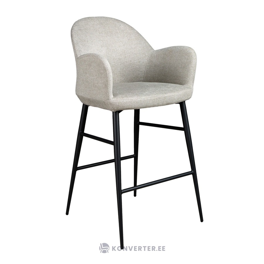 Light gray bar stool (Angel Cerdá)