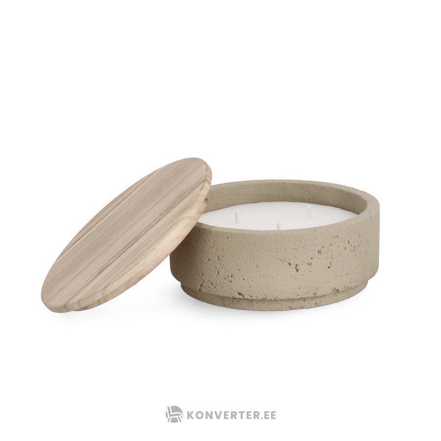 Greyish-Brown Candle with Lid (Christina) 19X8