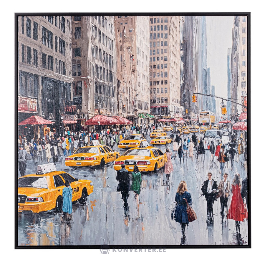 Paveikslas juodai įrėmintas (Midtown) 82x82