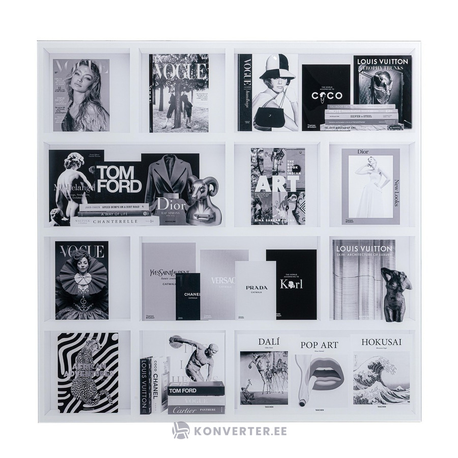 Коричневая картина (Glammy) 90X90