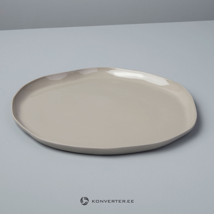 Pearl White Ceramic Plate Tam (Be Home) ø30.5