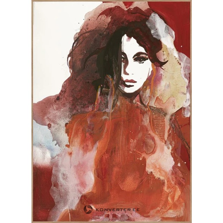 Puiduvärvi Raamiga Seinapilt Colorful Life 3 (Malerifabrikken) 50X70