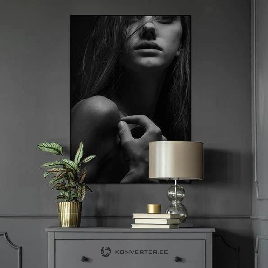 Musta Raamiga Seinapilt My Love (Malerifabrikken) 50X70