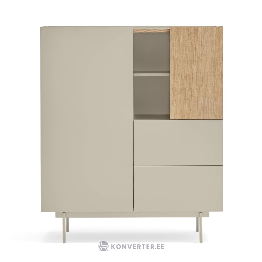 Beige korkea kaappi Otto (Teulat)