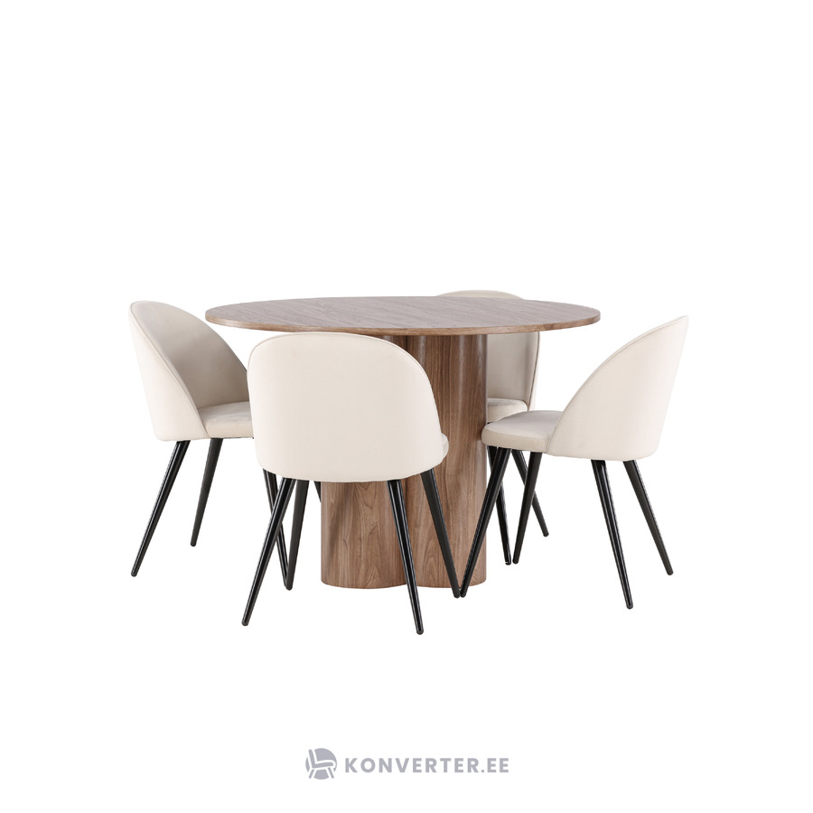 Söögikomplekt (Olivia, Velvet)