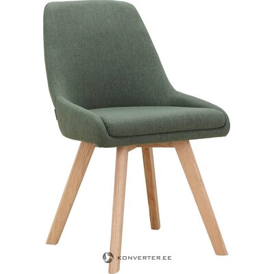 Tamsiai žalia minkšto dizaino kėdė (dilla)
