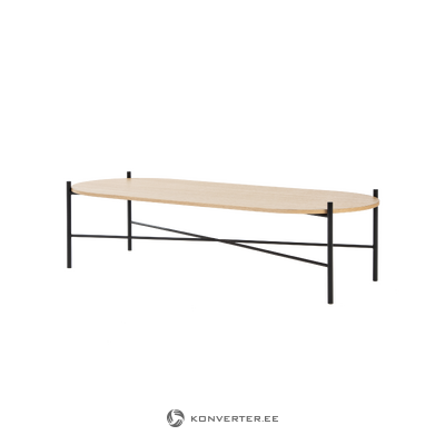 Vaaleanruskea-musta design-sohvapöytä toglan (noomaa) ehjä