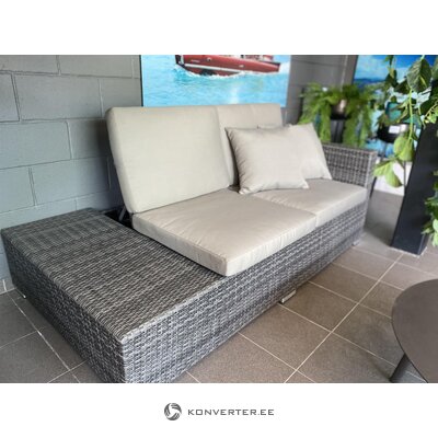 Detachable wicker frame garden sofa (robert)