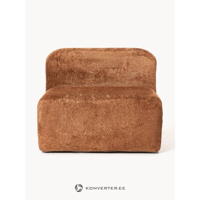 Terracotta Teddy-Boucle Sofa Module (Wolke)