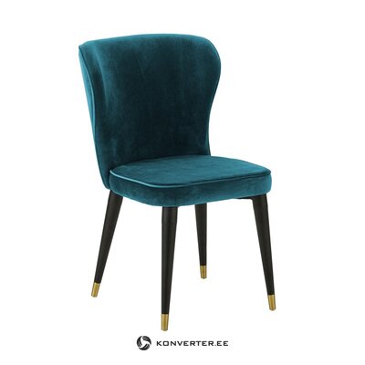 Rohekas-Sinine Samet Tool (Cleo) (Iluvigadega Saalinäidis)