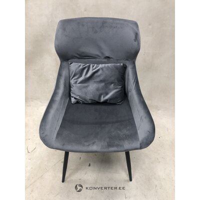 Серый бархатный стул зельда (томасуччи) (с изъянами, образец холла)