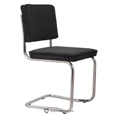 Черно-серебряный стул подарочный (зуивер)
