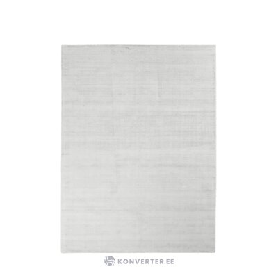 Sidabrinės pilkos spalvos rankų darbo viskozės kilimas (jane) 300x400cm nepažeistas