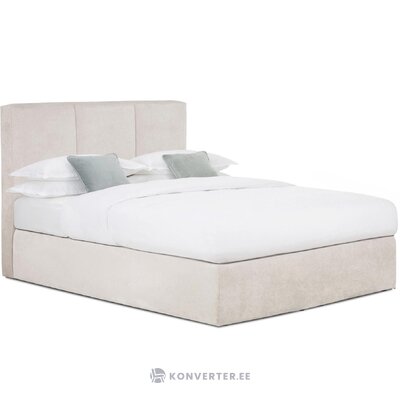 Smėlio spalvos kontinentinė lova (oberonas) 200x200cm nepažeista