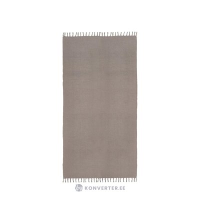 Gray cotton carpet (agneta) 160x230 intact