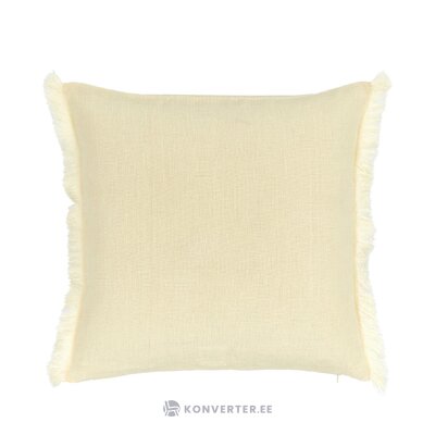 Beige linen pillowcase (luana) intact