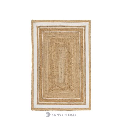Ruskeanvalkoinen matto (apila) 200x300 ehjä