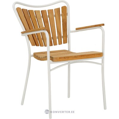 Brown-white garden chair hard &amp; ellen (chinas) intact