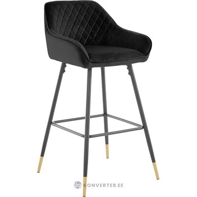 Black bar stool biacna
