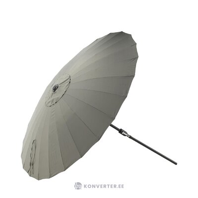 Pilkas saulės skėtis palmetto (įmonės dizainas) nepažeistas